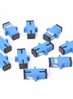 10Pcs SC/UPC Fiber Optic Adapter SC Fiber Optic Flange SC/UP