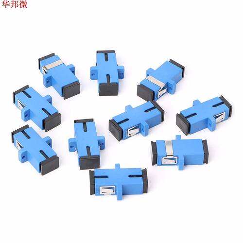 10Pcs SC/UPC Fiber Optic Adapter SC Fiber Optic Flange SC/UP