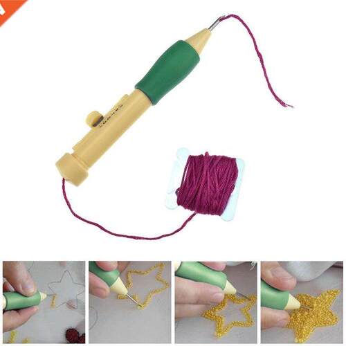 DIY Emroidery Pen Plastic Magic Handle Crochet Hook Woven C