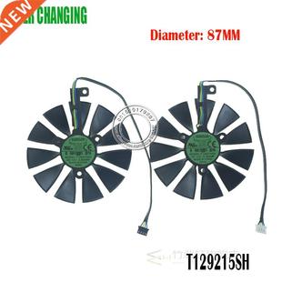 87mm T129215SH FDC10U12S9-C 4Pin RTX 2060 2070 2080 GPU Card