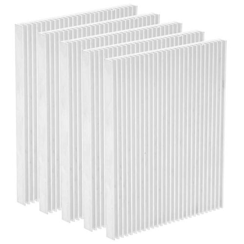 5Pcs Aluminum Alloy Heat Sink CPU Ultra-Thin Cooling Heat-Di