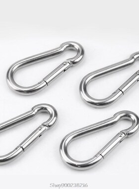 4 Pcs Carabiner Clip Spring Snap Rope Connector Hooks Heavy