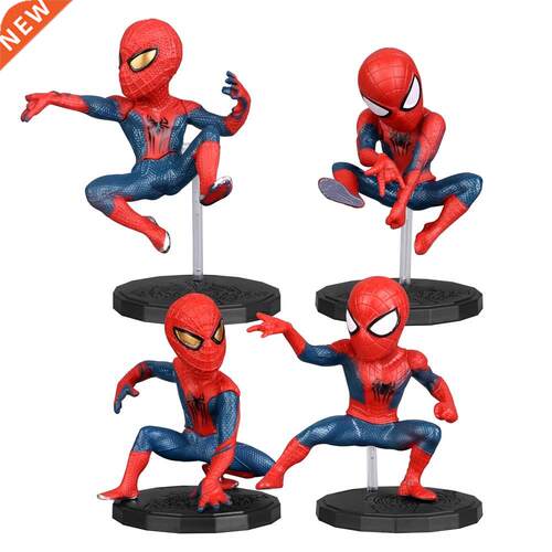 Marvel Avengers Spider Man 4pcs/Set 6-8cm Action Figure Post