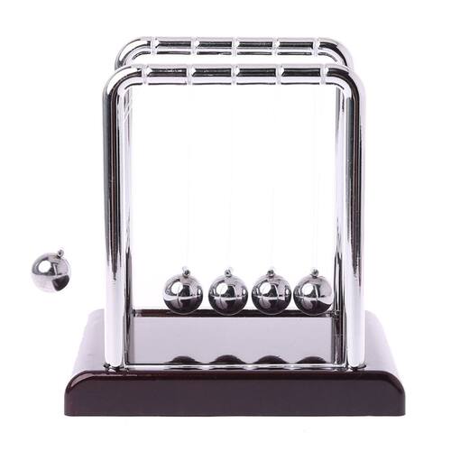Cradle Steel Newton's Balance Ball Physics Science Pendu