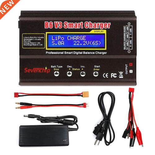 B6 V 80W 6A Battery Charger Lipo NiMh Li Ion Ni Cd Digital