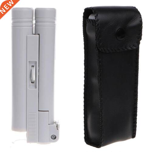 100X Zoom Microscope LED Light Jewelry Magnifier Lens Loupe