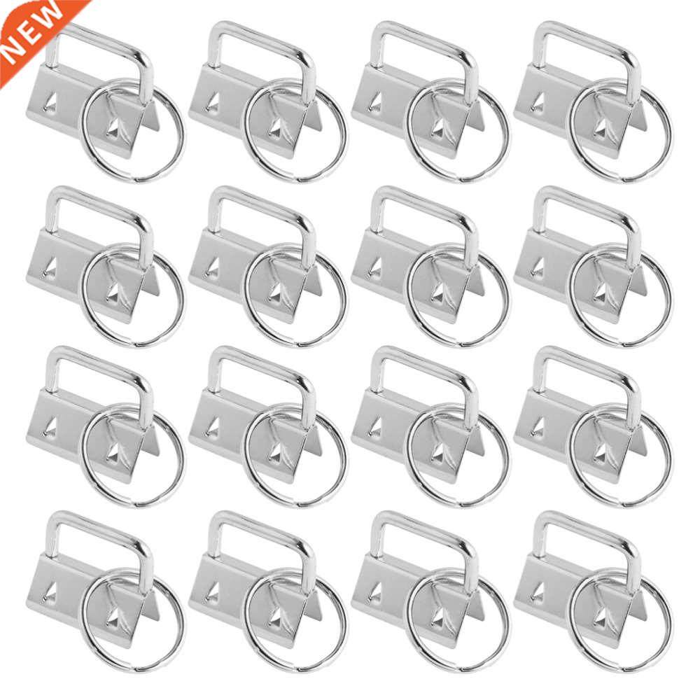 25/50Pcs DIY Fabric Hardware Key Chain Fob Wristlet Hardware
