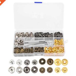 Sewng Buttons Snap Fasteners Easy Replaceable wth Storage