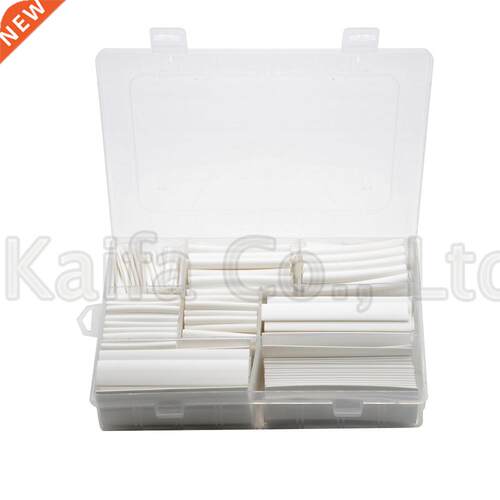 85pcs/box White 9 size 2:1 Heat Shrink Tube Shrinkable Slee