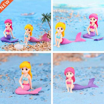 1pc Aquarium Fish Tank Cute Little Mermaid Ornament Aquarium