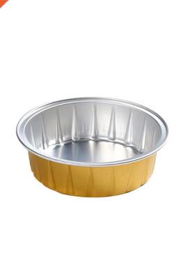 50Pcs Disposable Aluminum Foil Bowl Baking Barbecue Takeaway