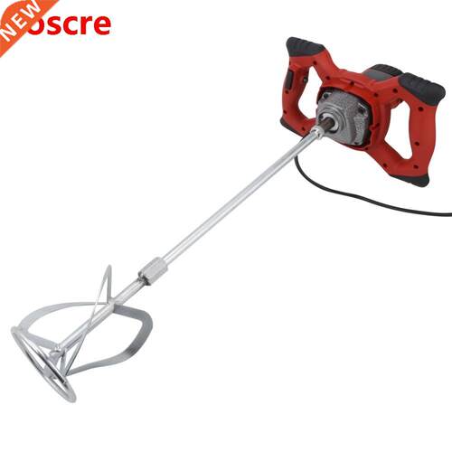 1500W Paint Cement Mixer Handheld 6-Rate Electric Mixer for