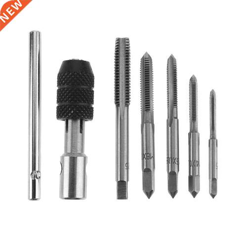 6pcs T-type Machine Screw Thread Tap Wrench M3/M4/M5/M6/M8 T