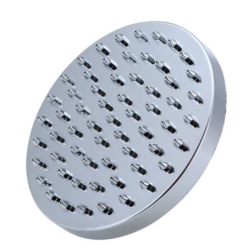 6 Inch Large Rainfall Shower Head Round Shower Head Chrome W