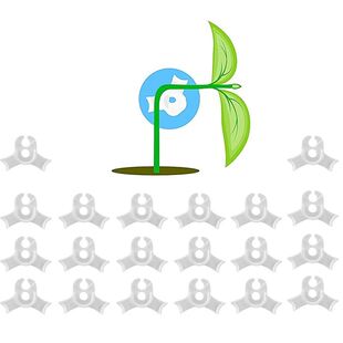 20 Pieces Plant Stem Trainer 90 Degree Plant Bender for Low