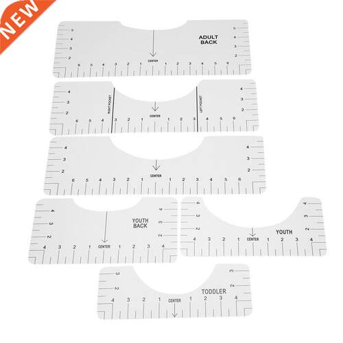 7-n-1 T-Shrt Algnment Ruler Used To Gude T-Shrt Desgn