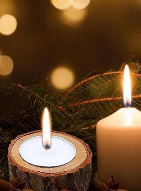 New Pillar Design Tealight Candlestick Wooden Candle Holder