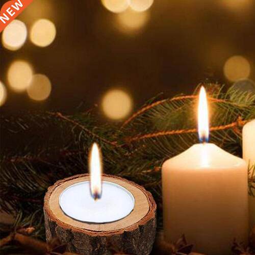 New Pillar Design Tealight Candlestick Wooden Candle Holder