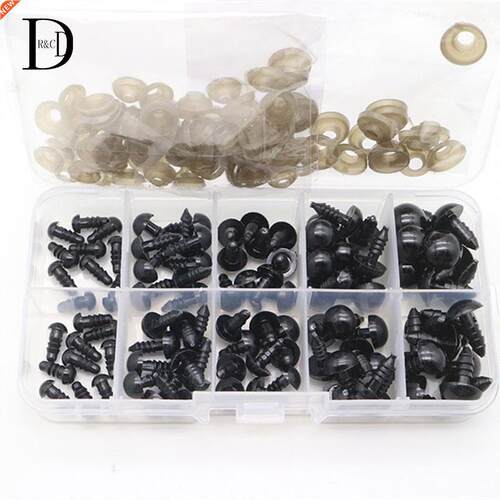 75-150 Eyeball Doll Accessories Black Plastic Plush Safety E