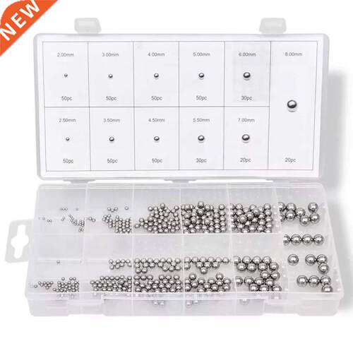 450 Piece Chrome Bering Bll ssortment, Metric Precision C