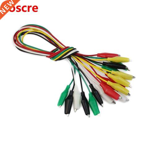 10pcs 50cm Alligator Clips Doubl e-ended Clips Crocodile Cab