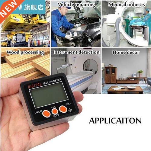1PC Magnetic Base Digital Protractor Angle Gauge Finder Prec