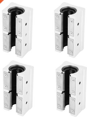 4PCS SBR20LUU 20mm Aluminum Alloy Linear Motion Ball Bearing