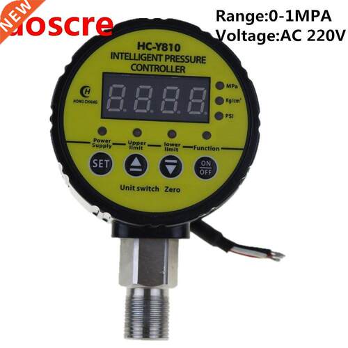 AC220V 0-1MPA Air Compressor Pressure Switch Digital Pressur