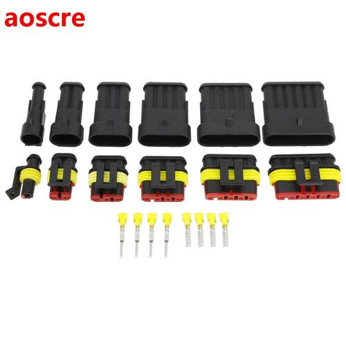 AMP 1.5mm-(1/2//4/5/6Pin) Series Car Connector Waterproof E