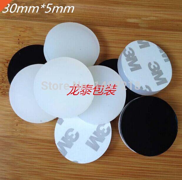 *4-50PCS 0mm x 5mm soft anti slip silicone rubber bumper da
