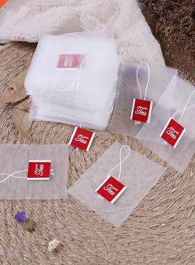 100pcs/lot Tea Bag Infuser With String Heal Seal 7 x 6cm Sac