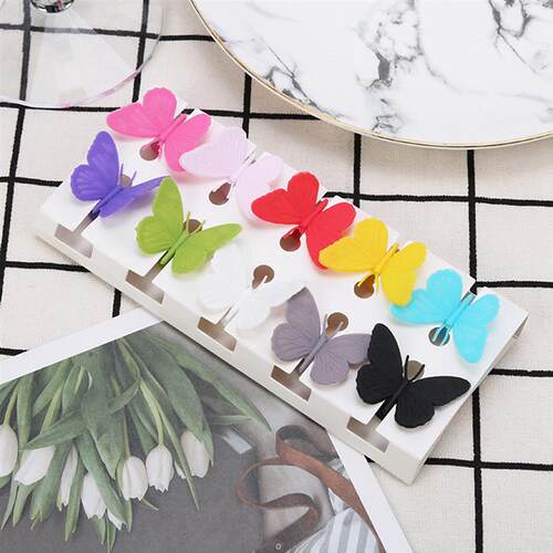 12pcs Silicone Butterfly Wine Glass Marker Creative Drinking