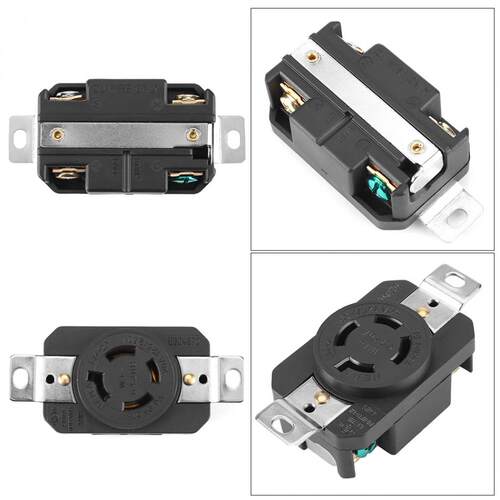 NEMA L14-20R 20A 125V-250V Locking Electrical Plug for Gener
