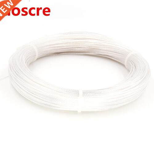 10meter/lots Silver Plated 6N OCC Signal Wire Cable 0.12squa