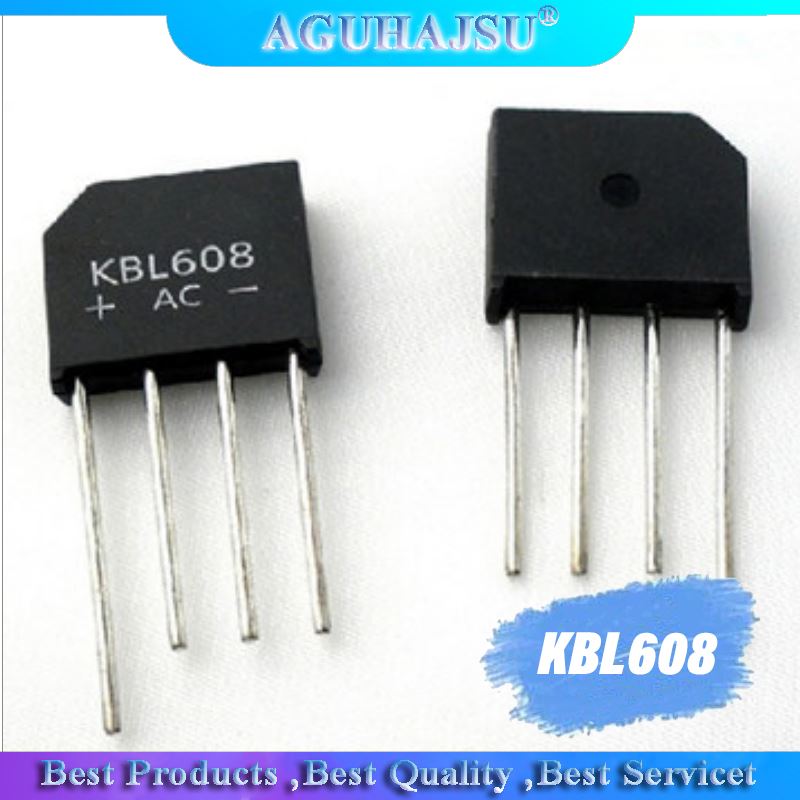 5PCS KBL608 KBL 608 800V 6A bridge stack rectifier bridge r