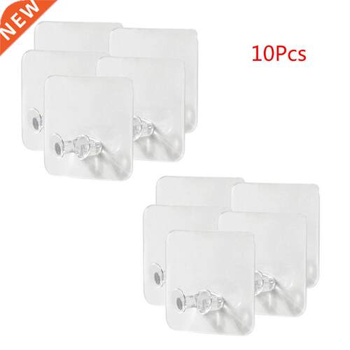 10PCS Wall Storage Hook Power Plug Socket Holder Seamless St