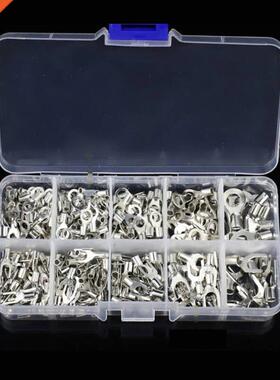 320Pcs/box Metal Terminals Non-Insulated Ring Fork U-type Br