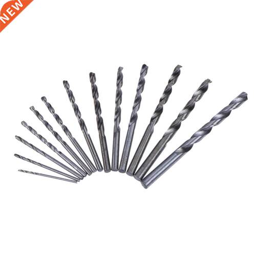 13pcs Twist Drill Bits Set Metric System Titanium Quick Chan
