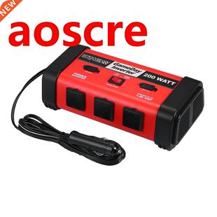 200W Car Power Inverter DC 12V to 110V Modified Sine Wave Co