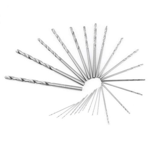 26 IN 1 Kit 0.3-3.6mm Grasp Range Chuck Hand Twist Drill wit