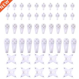 50Pcs Creative Hanging Hooks Invisible Pushpins Load Weight