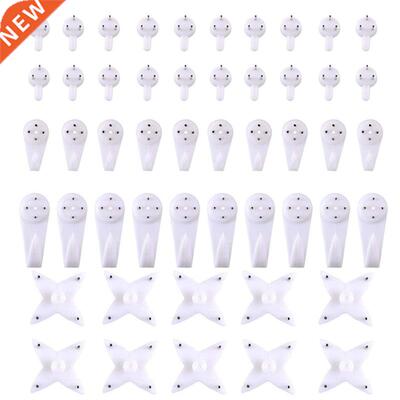 50Pcs Creative Hanging Hooks Invisible Pushpins Load Weight