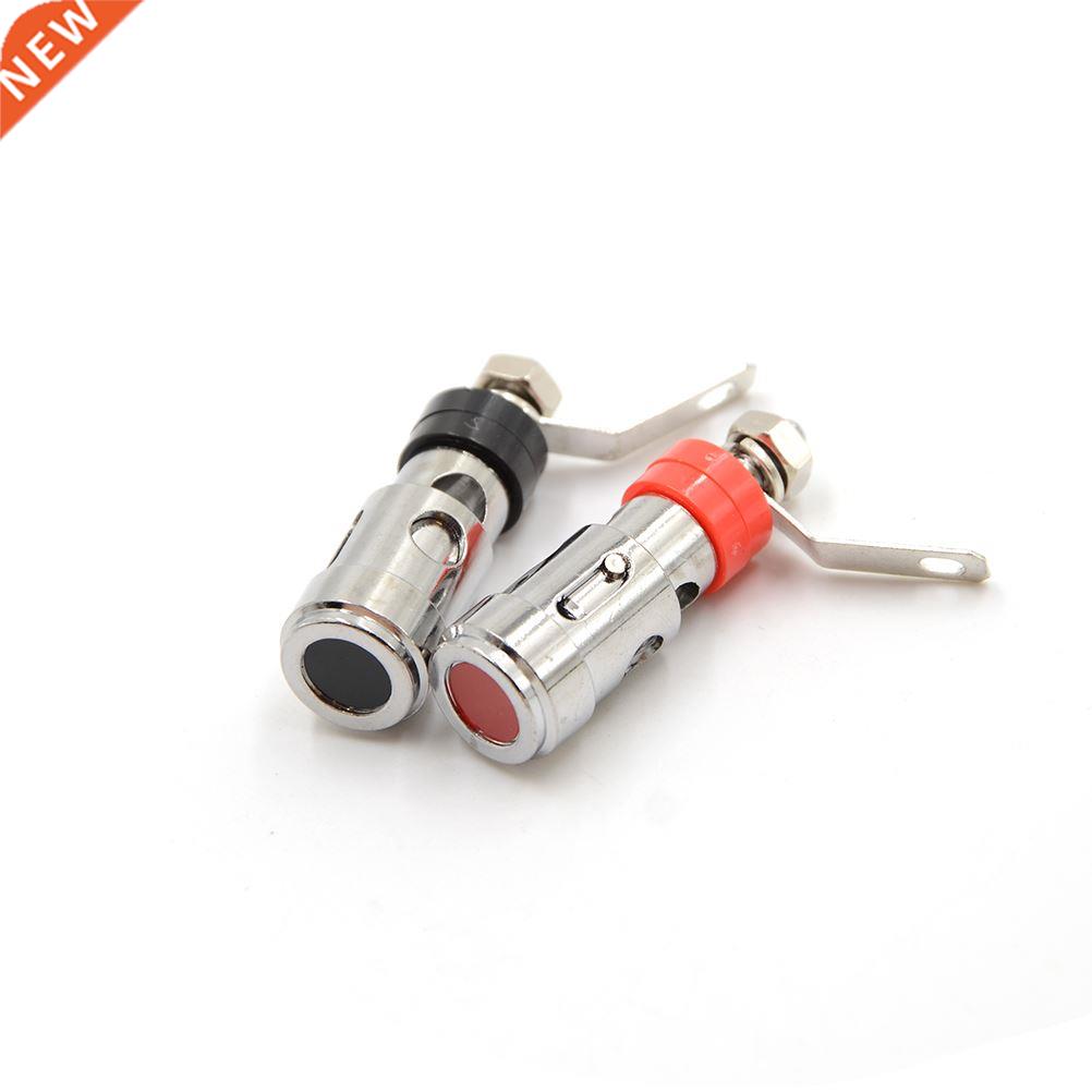 1pair Silver Plated Brass Terminal Speaker Binding Post Spri