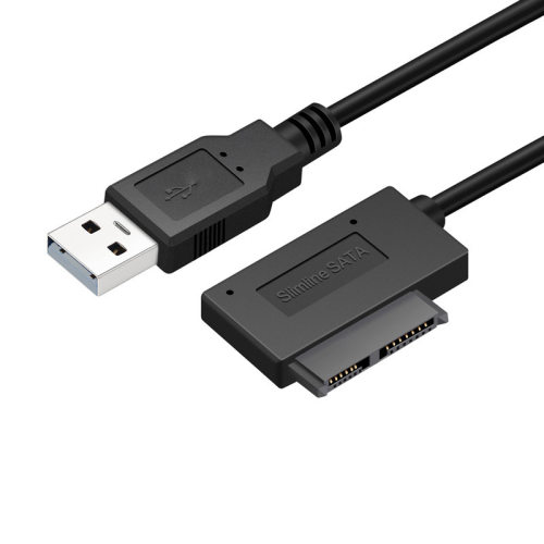 SATA To USB 2.0 Notebook Optical Drive Line Adapter Cable 6+