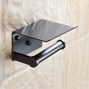 Toilet Paper Holder with Shelf Wall Mounted Mobile Phone Pap