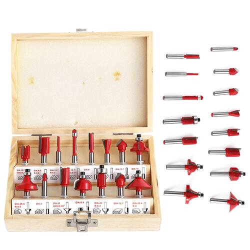 6.35mm Router Bit Set Electric Hand Trimmer Milling Cutter C