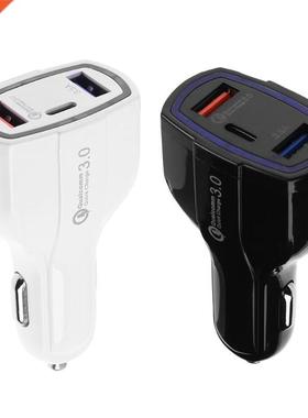 QC .0 USB Car Phone Charger 5W USB Type C Car Chargers Pho