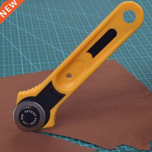 1pcs 28mm Rotary Cutter Leather Craft Circular Cut Yellow Bl