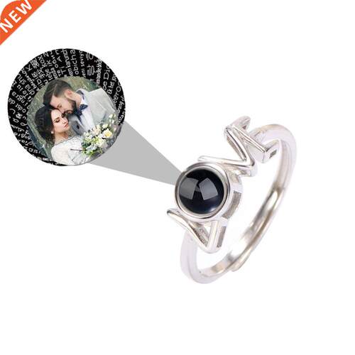 925 Silver Custom Photo Nme Design 100 Lnguge I Love You