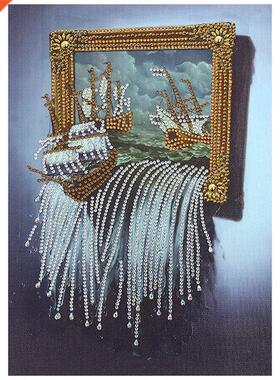 DIY Diamond Painting Seagoing Vessels Full Drill Square Roun